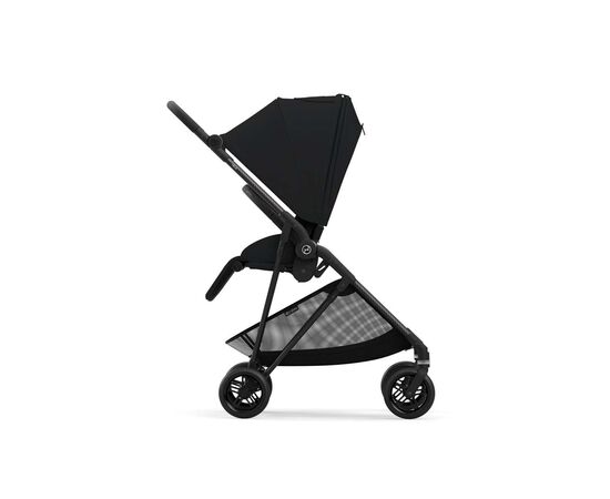 Коляска Cybex Melio Carbon Moon Black (з бампером) (522002639), зображення 3