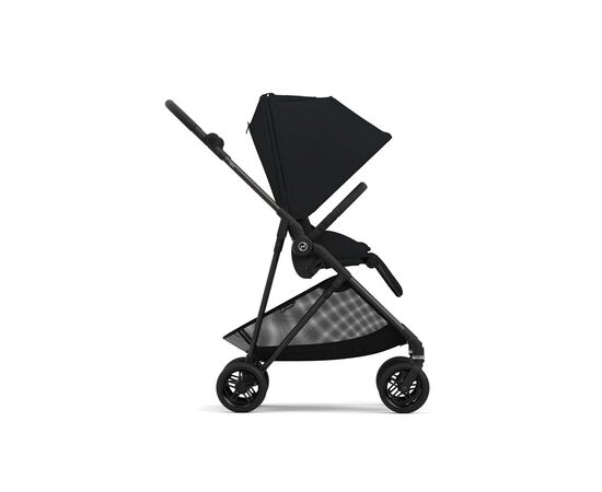 Коляска Cybex Melio Carbon Moon Black (з бампером) (522002639), зображення 4