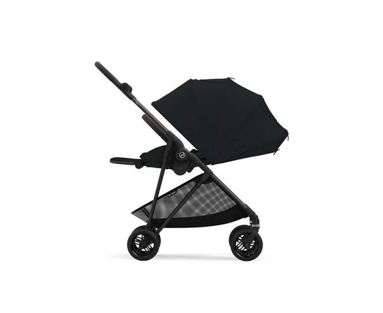 Коляска Cybex Melio Carbon Moon Black (з бампером) (522002639), зображення 5