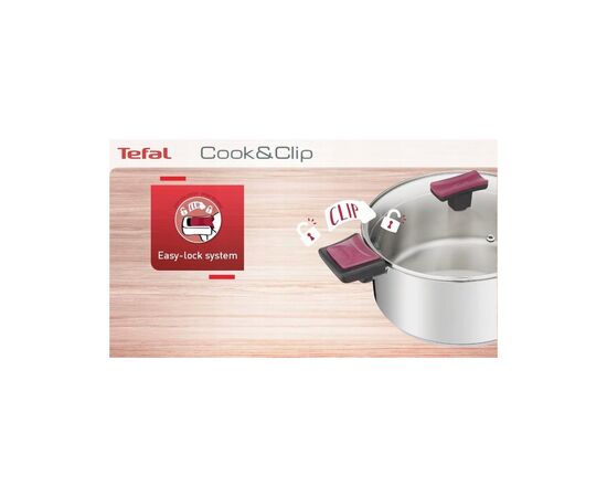 Набор посуды Tefal CookClip (G723SA74), изображение 3 Набор посуды Tefal CookClip (G723SA74), изображение 3