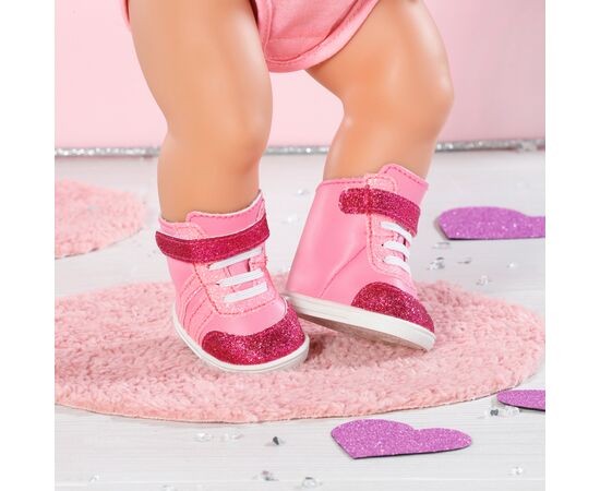 Аксессуар к кукле Zapf Обувь для куклы Baby Born - Розовые кеды (833889), изображение 4 Аксессуар к кукле Zapf Обувь для куклы Baby Born - Розовые кеды (833889), изображение 4