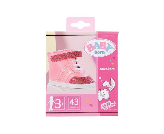 Аксессуар к кукле Zapf Обувь для куклы Baby Born - Розовые кеды (833889)