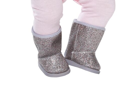 Аксессуар к кукле Zapf Обувь для куклы Baby Born - Серебристые сапожки (824573-1), изображение 3 Аксессуар к кукле Zapf Обувь для куклы Baby Born - Серебристые сапожки (824573-1), изображение 3