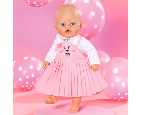 Аксесуар до ляльки Zapf Одяг для ляльки Baby Born - Сукня з зайкою (832868), зображення 4 Аксесуар до ляльки Zapf Одяг для ляльки Baby Born - Сукня з зайкою (832868), зображення 4