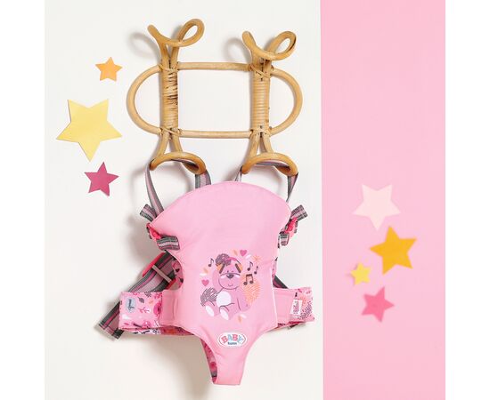 Аксессуар к кукле Zapf Рюкзак-кенгуру для куклы Baby Born - Рядом с мамой (832462), изображение 4 Аксессуар к кукле Zapf Рюкзак-кенгуру для куклы Baby Born - Рядом с мамой (832462), изображение 4