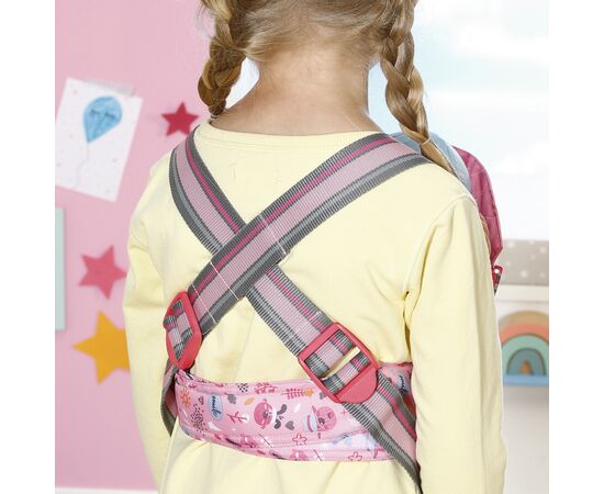 Аксессуар к кукле Zapf Рюкзак-кенгуру для куклы Baby Born - Рядом с мамой (832462), изображение 6 Аксессуар к кукле Zapf Рюкзак-кенгуру для куклы Baby Born - Рядом с мамой (832462), изображение 6