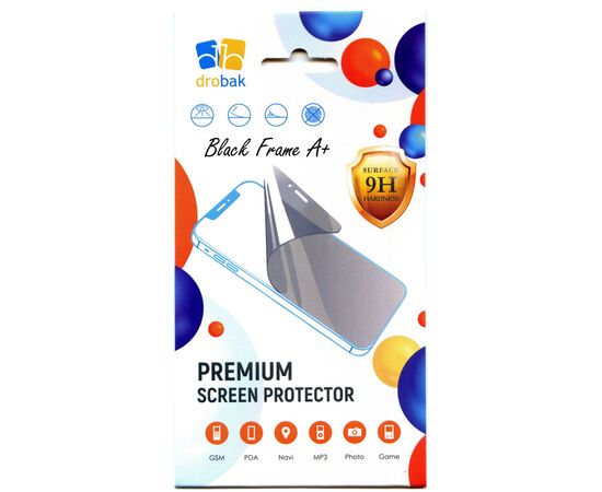 Скло захисне Drobak Poco F4 Black Frame A+ (717154), зображення 5 Скло захисне Drobak Poco F4 Black Frame A+ (717154), зображення 5