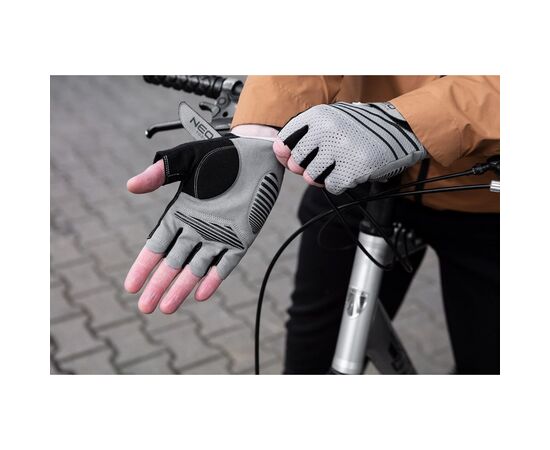 Велоперчатки Neo Tools White XL (91-016-XL), изображение 3 Велоперчатки Neo Tools White XL (91-016-XL), изображение 3
