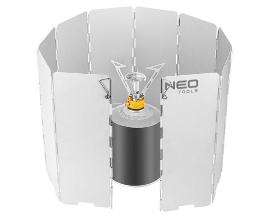 Ветрозащита для горелки Neo Tools 24 х 84 см (63-142), изображение 7 Ветрозащита для горелки Neo Tools 24 х 84 см (63-142), изображение 7