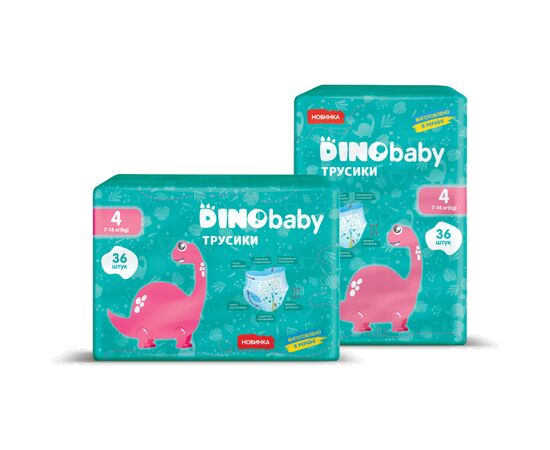 Подгузник Dino Baby Размер 4 (7-14 кг) 36 шт (4823098413950), изображение 2 Подгузник Dino Baby Размер 4 (7-14 кг) 36 шт (4823098413950), изображение 2