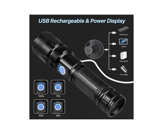 Фонарь HiSmart P50 LED (AA620203), изображение 3 Фонарь HiSmart P50 LED (AA620203), изображение 3
