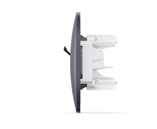 Компьютерная розетка Videx BINERA CAT6 одинарная черн (VF-BNSK1PC6-BG), изображение 3 Компьютерная розетка Videx BINERA CAT6 одинарная черн (VF-BNSK1PC6-BG), изображение 3