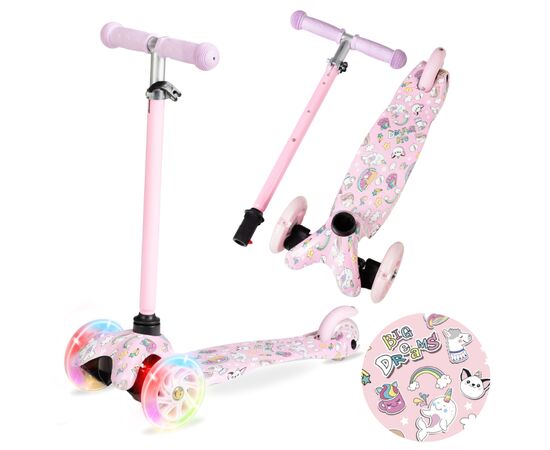 Самокат MoMi Weendy Pink dream (5900495945259) (HULA00005), зображення 2 Самокат MoMi Weendy Pink dream (5900495945259) (HULA00005), зображення 2