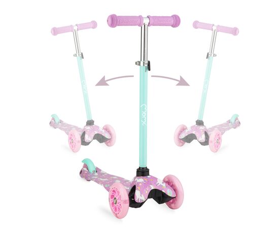 Самокат MoMi Weendy Purple unicorns (5900495945266) (HULA00006), изображение 3 Самокат MoMi Weendy Purple unicorns (5900495945266) (HULA00006), изображение 3