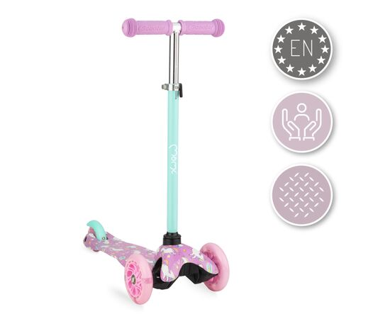 Самокат MoMi Weendy Purple unicorns (5900495945266) (HULA00006), изображение 4 Самокат MoMi Weendy Purple unicorns (5900495945266) (HULA00006), изображение 4