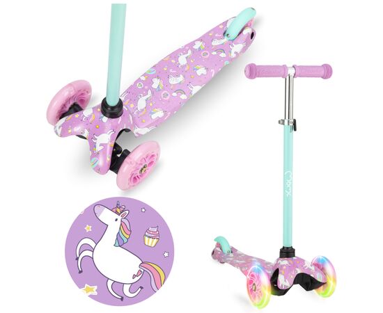 Самокат MoMi Weendy Purple unicorns (5900495945266) (HULA00006), изображение 6 Самокат MoMi Weendy Purple unicorns (5900495945266) (HULA00006), изображение 6
