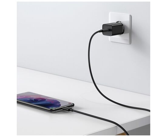 Зарядное устройство Baseus Super Si Quick Charger 1C 25W Black (CCSP020101), изображение 7 Зарядное устройство Baseus Super Si Quick Charger 1C 25W Black (CCSP020101), изображение 7