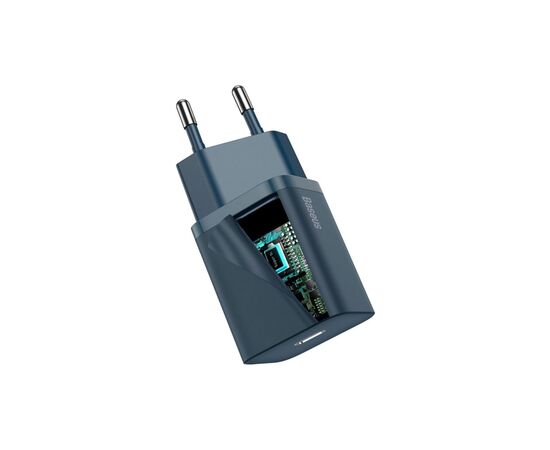 Зарядное устройство Baseus Super Si Quick Charger 1C Blue (CCSUP-B03), изображение 4 Зарядное устройство Baseus Super Si Quick Charger 1C Blue (CCSUP-B03), изображение 4