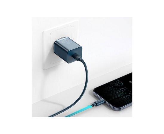 Зарядное устройство Baseus Super Si Quick Charger 1C Blue (CCSUP-B03), изображение 5 Зарядное устройство Baseus Super Si Quick Charger 1C Blue (CCSUP-B03), изображение 5