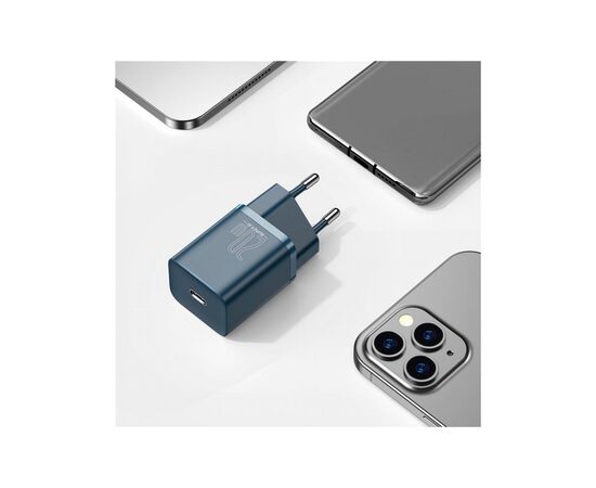 Зарядное устройство Baseus Super Si Quick Charger 1C Blue (CCSUP-B03), изображение 6 Зарядное устройство Baseus Super Si Quick Charger 1C Blue (CCSUP-B03), изображение 6