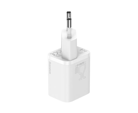 Зарядное устройство Baseus Super Si Quick Charger 1C White (CCSP020102), изображение 2 Зарядное устройство Baseus Super Si Quick Charger 1C White (CCSP020102), изображение 2