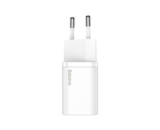 Зарядное устройство Baseus Super Si Quick Charger 1C White (CCSP020102), изображение 3 Зарядное устройство Baseus Super Si Quick Charger 1C White (CCSP020102), изображение 3