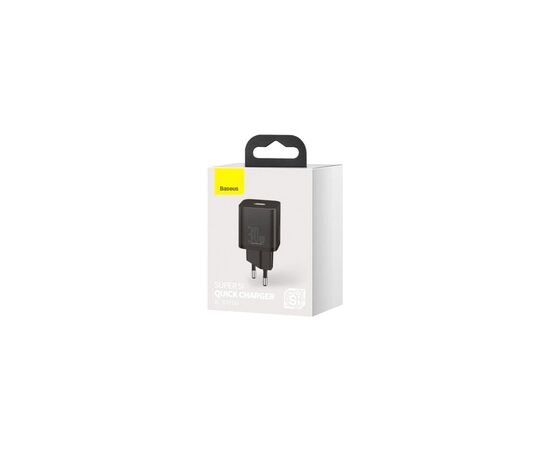 Зарядное устройство Baseus Super Si quick charger IC 30W Black (CCSUP-J01), изображение 3 Зарядное устройство Baseus Super Si quick charger IC 30W Black (CCSUP-J01), изображение 3