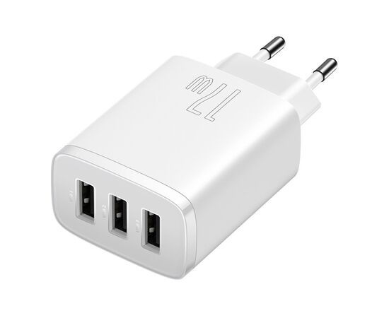 Зарядное устройство Baseus White (CCXJ020102), изображение 2 Зарядное устройство Baseus White (CCXJ020102), изображение 2