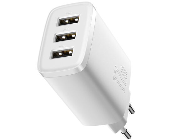 Зарядное устройство Baseus White (CCXJ020102), изображение 3 Зарядное устройство Baseus White (CCXJ020102), изображение 3