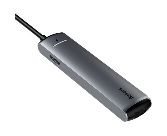 Концентратор Baseus CAHUB-J0G Space Grey (CAHUB-J0G), изображение 2 Концентратор Baseus CAHUB-J0G Space Grey (CAHUB-J0G), изображение 2