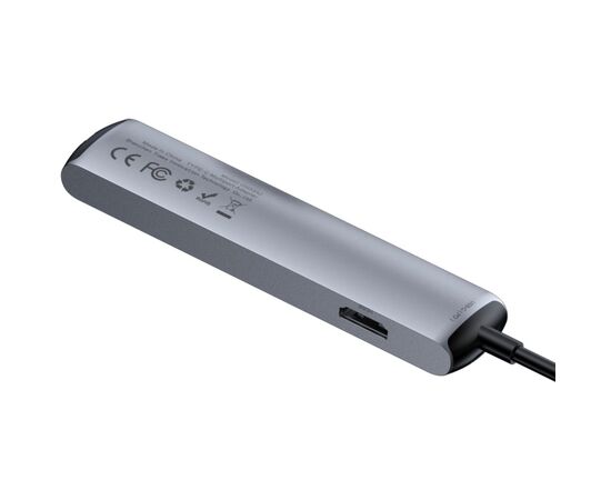Концентратор Baseus CAHUB-J0G Space Grey (CAHUB-J0G), изображение 3 Концентратор Baseus CAHUB-J0G Space Grey (CAHUB-J0G), изображение 3
