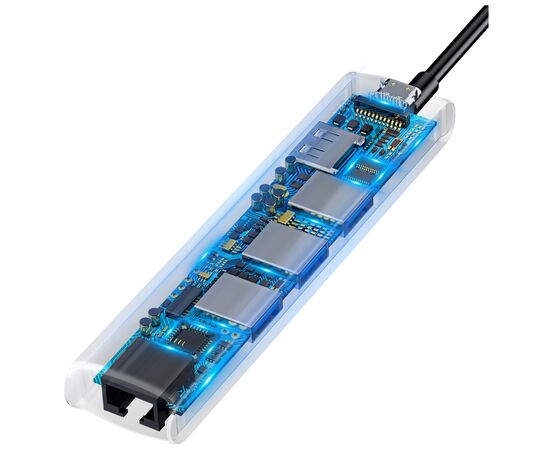Концентратор Baseus CAHUB-J0G Space Grey (CAHUB-J0G), изображение 5 Концентратор Baseus CAHUB-J0G Space Grey (CAHUB-J0G), изображение 5