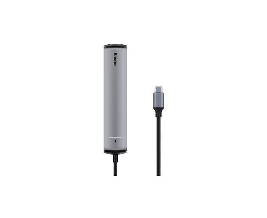 Концентратор Baseus CAHUB-J0G Space Grey (CAHUB-J0G), изображение 6 Концентратор Baseus CAHUB-J0G Space Grey (CAHUB-J0G), изображение 6