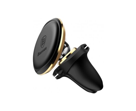Универсальный автодержатель Baseus Magnet Car Mount Gold (SUGX-A0V), изображение 5 Универсальный автодержатель Baseus Magnet Car Mount Gold (SUGX-A0V), изображение 5