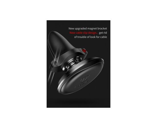 Универсальный автодержатель Baseus Magnetic Air Vent Car Mount Holder Black (SUGX-A01), изображение 6 Универсальный автодержатель Baseus Magnetic Air Vent Car Mount Holder Black (SUGX-A01), изображение 6