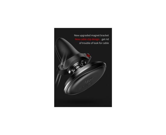 Универсальный автодержатель Baseus Magnetic Air Vent Car Mount Holder Black (SUGX-A01), изображение 9 Универсальный автодержатель Baseus Magnetic Air Vent Car Mount Holder Black (SUGX-A01), изображение 9