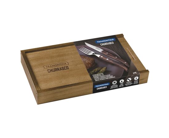 Набор столовых приборов Tramontina Barbecue Polywood 4 предмета (29899/520), изображение 6 Набор столовых приборов Tramontina Barbecue Polywood 4 предмета (29899/520), изображение 6