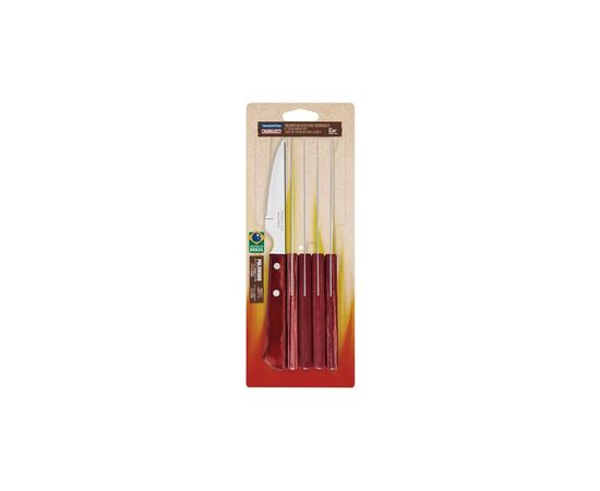 Столовый нож Tramontina Barbecue Polywood для стейку 6 шт Red Wood (21109/674)