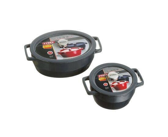 Кастрюля Pyrex Slow Cook Grey Овальна 5.8л (SC4AC33/6641), изображение 2 Кастрюля Pyrex Slow Cook Grey Овальна 5.8л (SC4AC33/6641), изображение 2