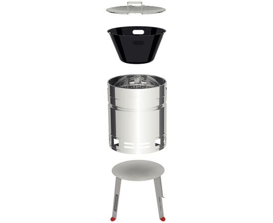 Гриль-барбекю Tramontina Barbecue TCP 400 вугільний (26500/006*), изображение 8 Гриль-барбекю Tramontina Barbecue TCP 400 вугільний (26500/006*), изображение 8