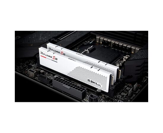 Модуль памяти для компьютера DDR5 32GB (2x16GB) 6000 MHz Ripjaws S5 White G.Skill (F5-6000J3238F16GX2-RS5W), изображение 4 Модуль памяти для компьютера DDR5 32GB (2x16GB) 6000 MHz Ripjaws S5 White G.Skill (F5-6000J3238F16GX2-RS5W), изображение 4