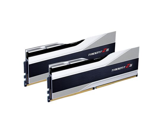 Модуль памяти для компьютера DDR5 64GB (2x32GB) 6000 MHz Trident Z5 Silver G.Skill (F5-6000J3238G32GX2-TZ5S), изображение 2 Модуль памяти для компьютера DDR5 64GB (2x32GB) 6000 MHz Trident Z5 Silver G.Skill (F5-6000J3238G32GX2-TZ5S), изображение 2