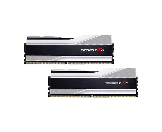 Модуль пам'яті для комп'ютера DDR5 64GB (2x32GB) 6000 MHz Trident Z5 Silver G.Skill (F5-6000J3238G32GX2-TZ5S)