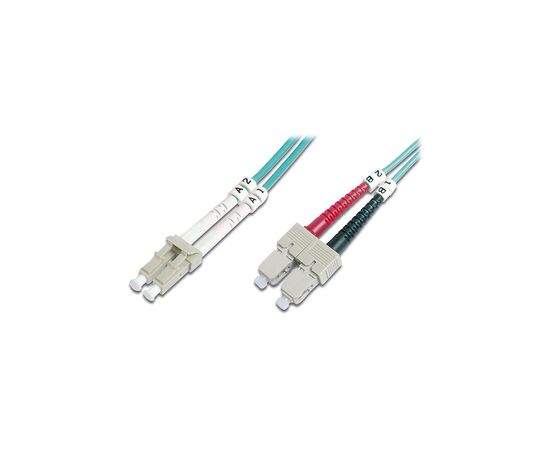 Оптический патчкорд Digitus LC/UPC-SC/UPC, 50/125, OM3, duplex, 5m (DK-2532-05/3)