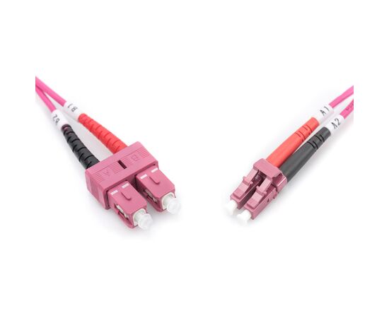 Оптический патчкорд Digitus LC/UPC-SC/UPC,50/125 OM4(Multimode),duplex,3m (DK-2532-03-4), изображение 3 Оптический патчкорд Digitus LC/UPC-SC/UPC,50/125 OM4(Multimode),duplex,3m (DK-2532-03-4), изображение 3
