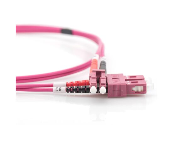 Оптический патчкорд Digitus LC/UPC-SC/UPC,50/125 OM4(Multimode),duplex,3m (DK-2532-03-4), изображение 4 Оптический патчкорд Digitus LC/UPC-SC/UPC,50/125 OM4(Multimode),duplex,3m (DK-2532-03-4), изображение 4