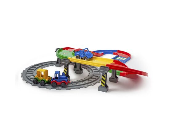 Игровой набор Wader Play Tracks Железная дорога (51530), изображение 3 Игровой набор Wader Play Tracks Железная дорога (51530), изображение 3