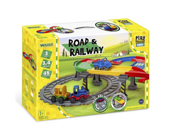Игровой набор Wader Play Tracks Железная дорога (51530)