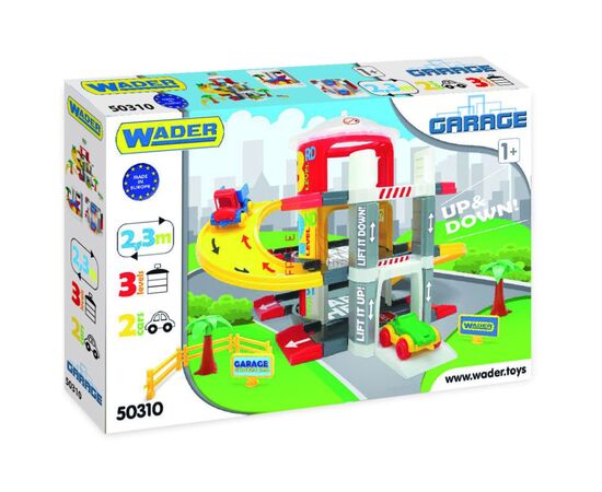 Игровой набор Wader Гараж с лифтом - 3 уровня (50310), изображение 3 Игровой набор Wader Гараж с лифтом - 3 уровня (50310), изображение 3
