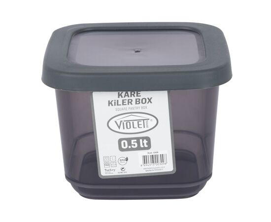 Пищевой контейнер Violet House Transparent Black 0,5 л (0309 Transparent Black), изображение 4 Пищевой контейнер Violet House Transparent Black 0,5 л (0309 Transparent Black), изображение 4